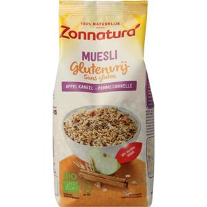 Zonnatura Muesli appel kaneel glutenvrij bio