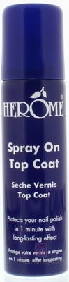 Spray on topcoat