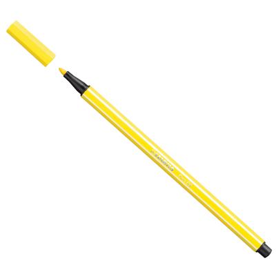 Stabilo pen 68 - viltstift - citroen geel (68/24)