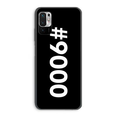#9000: Xiaomi Redmi Note 10 5G Transparant Hoesje