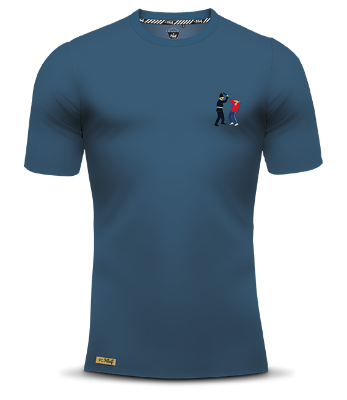 FC Kluif - Bobby Hooligan T-Shirt - Blauw