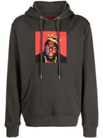 Mostly Heard Rarely Seen 8-Bit hoodie en coton Biggie à détails appliqués - Gris - thumbnail