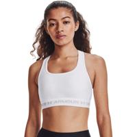 Under Armour Mid Crossback Sportbeha Dames Wit