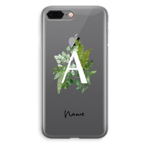 Green Brush: iPhone 8 Plus Transparant Hoesje