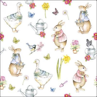 Ambiente servetten easter garden 33cm