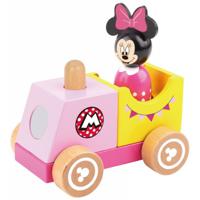 Tooky toy Minnie Mouse Houten Speelgoedtrein 18 maanden 2-delig - thumbnail