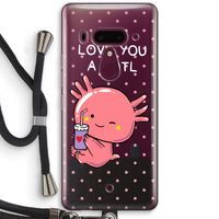 Love You A Lotl: HTC U12+ Transparant Hoesje met koord