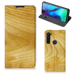 Motorola Moto G Pro Book Wallet Case Licht Hout