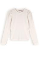 NoNo Meisjes t-shirt fancy jersey - Kivay - Pearled ivoor