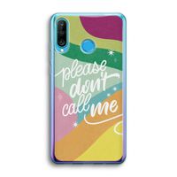 Don't call: Huawei P30 Lite Transparant Hoesje