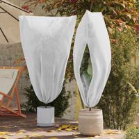 VidaXL Vorstbescherming plantenfleece covers 5 pcs wit 1,55 x 1,55 m