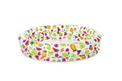 Intex zwembad 3 rings fruitprint 132x28