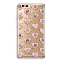 Chicks before dicks: Huawei P9 Transparant Hoesje