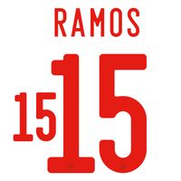 Ramos 15 (Officiële Spanje Away Bedrukking 2021-2022)