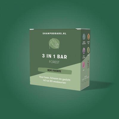 Shampoobars 3 in 1 bar forest