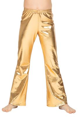 Flared legging goud