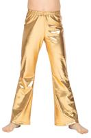 Flared legging goud