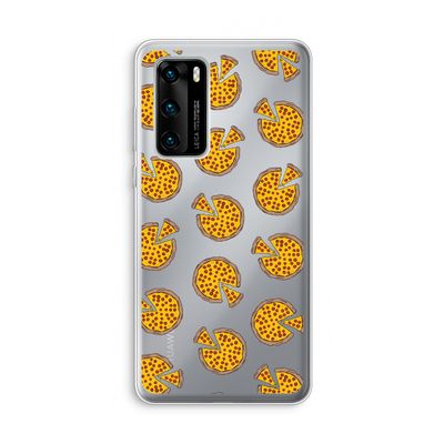 You Had Me At Pizza: Huawei P40 Transparant Hoesje