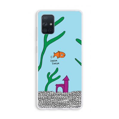 Aquarium: Galaxy A71 Transparant Hoesje