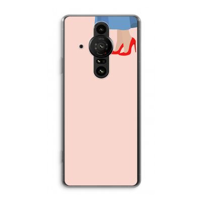 High heels: Sony Xperia Pro-I Transparant Hoesje
