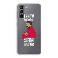 Sleigh Bells Ring: Samsung Galaxy S21 Transparant Hoesje