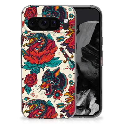 Siliconen Hoesje met foto voor Google Pixel 9 Pro XL Old Skool