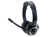 Conceptronic POLONA 01B Over Ear headset Telefoon Kabel Stereo Zwart Afstandsbediening, Volumeregeling, Microfoon uitschakelbaar (mute) - thumbnail