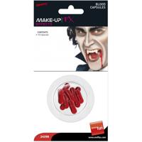 Set van 10x horror bloed capsules - Nepbloed voor Halloween - verkleed accessoires - kapot bijten