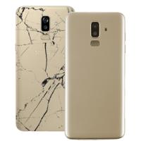 Achtercover met Zijkleutels & camera lens voor Galaxy J8 (2018) J810F/DS J810Y/DS J810G/DS (goud)