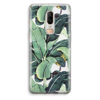 Bananenbladeren: OnePlus 6 Transparant Hoesje Bananenbladeren: OnePlus 6 Transparant Hoesje