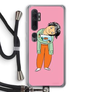 Visknuffel: Xiaomi Mi Note 10 Transparant Hoesje met koord