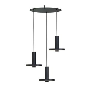 Tonone Three Beads in Circle Hanglamp - Zwart