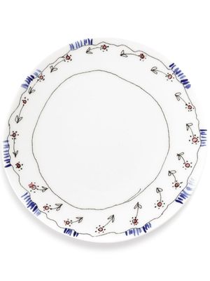 Serax x Marni lot de 2 assiettes Midnight Flowers - Blanc