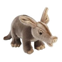 Bruine aardvarken knuffel 28 cm knuffeldieren   -