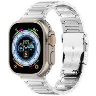 Titanium H-type schakelband - Zilver - Geschikt voor Apple Watch 44mm / 45mm / 46mm / 49mm