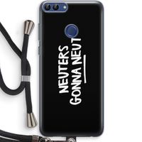 Neuters (zwart): Huawei P Smart (2018) Transparant Hoesje met koord