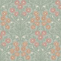 Dutch Wallcoverings Ekbacka - Bellis Light Green - Groen