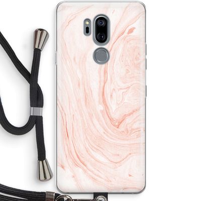 Peach bath: LG G7 Thinq Transparant Hoesje met koord