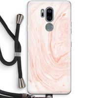 Peach bath: LG G7 Thinq Transparant Hoesje met koord