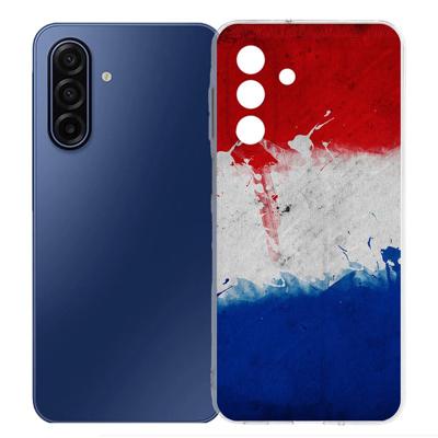 TPU Hoesje Samsung Galaxy A17 - Nederlandse vlag - schokabsorberende TPU