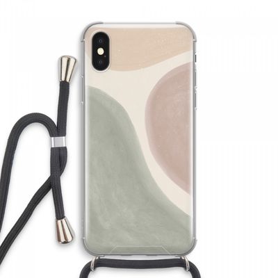 Geo #6: iPhone XS Max Transparant Hoesje met koord