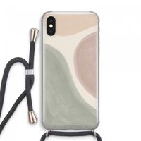 Geo #6: iPhone XS Max Transparant Hoesje met koord