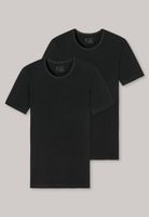 Schiesser 2-Pack heren T-Shirts - 95/5  - Biologisch katoen - thumbnail