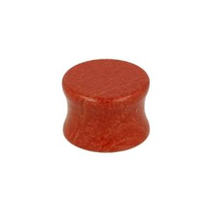 Plug Oorpiercing Jaspis Rood (16 mm)