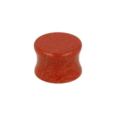Plug Oorpiercing Jaspis Rood (16 mm)