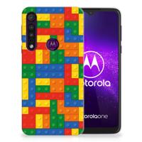 Motorola One Macro | TPU bumper | Blokken