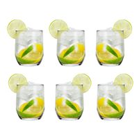 Glasmark Drinkglazen/waterglazen Tumblers - transparant glas - 12x stuks - 300 ml