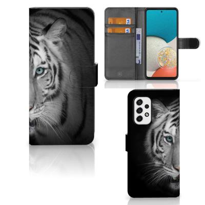 Samsung Galaxy A53 | Telefoonhoesje | Met pasjeshouder | Tijger