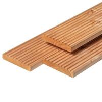 Vlonderplank onbehandeld 2,4 x 13,8 x 400 cm - Gardenlux