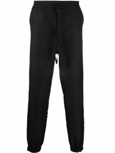 Alexander McQueen pantalon de jogging en laine mélangé à coupe droite - Noir